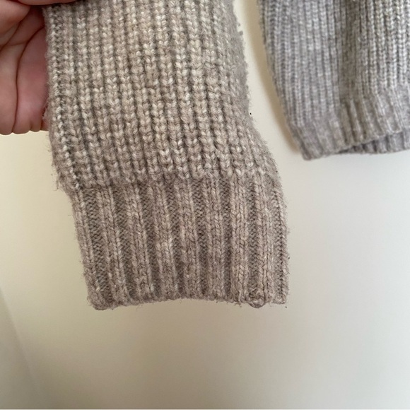 Women’s H&M knit tan/light brown sweater size S like new - Picture 4 of 9